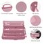 ECOHUB 5 Teilige Kompression Koffer Organizer Set für Rucksack Compression Packing Cubes Packwürfel Kofferorganizer Packtaschen Kleidertaschen für Koffer Reiseorganizer(Rosa)