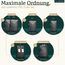 puremore® Premium Packing Cubes Compression inkl. Schuhtasche I maximaler Platz & Ordnung auf Reisen I Packwürfel Kompression I Kompression Packwürfel Rucksack & Koffer