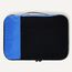 Amazon Essentials 4-teiliges Packwürfel-Reisezubehörset, Gepäckorganizer mit Doppelreißverschluss, Netzoberseite, Polyester, 2 mittelgroße/2 große, blau (früher Amazon Basics)