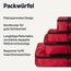 Amazon Essentials 4-teiliges Packwürfel-Reisezubehörset, Gepäckorganizer mit doppeltem Reißverschluss, Netzoberseite, Polyester, klein/mittel/groß/schmal, rot (früher Amazon Basics)