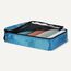 Amazon Essentials 4-teiliges Packwürfel-Reisezubehörset, Gepäckorganizer mit doppeltem Reißverschluss, Netzoberseite, 100% Polyester, klein/mittel/groß/schmal, himmelblau (früher Amazon Basics)