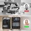Koffer Organizer Set, 7 Stück Packing Cubes, Packwürfel für Koffer, Packing Cubes Compression als Rucksack Organizer - Travel Packtaschen Reise - Camping Zubehör & Wander Ausrüstung(Schwarz)