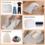 7-Teiliges Koffer Organizer Set - Packing Cubes für Kleidung, Ordnungssystem Mit Kosmetiktasche, Schuhbeutel, Travel Packtaschen (Beige)
