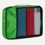Amazon Essentials 4-teiliges Packwürfel-Reisezubehörset, Gepäckorganizer mit Doppelreißverschluss, Netzoberseite, Polyester, klein/mittel/groß/schmal, grün (früher Amazon Basics)