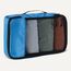 Amazon Essentials 4-teiliges Packwürfel-Reisezubehörset, Gepäckorganizer mit doppeltem Reißverschluss, Netzoberseite, Polyester, klein, himmelblau (früher Amazon Basics)