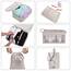 OSDUE Koffer Organizer Set 8-teilig, Packing Cubes, Wasserdichte Reise Kleidertaschen, Packtaschen für koffer, Verpackungswürfel mit Kosmetiktasche, Schuhbeutel, USB Kabel Tasche (Beige)