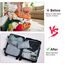 OSDUE Koffer Organizer Set 8-teilig, Packing Cubes, Wasserdichte Reise Kleidertaschen, Packtaschen für koffer, Verpackungswürfel mit Kosmetiktasche, Schuhbeutel, USB Kabel Tasche (Grau)