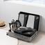MURISE Packing Cubes 6 Set, Kleidertaschen, Koffer Organizer für Urlaub und Reisen, Packwürfel, Würfel, Ordnungssystem (Anthrazit)