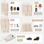 8 Teilige Compression Packing Cubes, Koffer Organizer Kompression PackwüRfel Packtaschen FüR Backpack Rucksack Reisen Organizer Beige