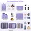 Koffer Organizer Set, 10 Stück Packing Cubes for Suitcase Travel Accessories Kofferorganizer Set Kleidertaschen Packwürfel Kosmetik Travel Organizer Packtaschen für Koffer