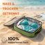 Packtaschen Kompression für Koffer und Rucksack [4-teilig] mit Packbeutel - mehr Platz im Koffer oder Backpack durch Kompression – Kleidertaschen Kompression für deine Wander Ausrüstung (grün)