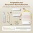 8 Teilige Compression Packing Cubes, Koffer Organizer Kompression PackwüRfel Packtaschen FüR Backpack Rucksack Reisen Organizer Zitronengelb