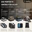 Compression Packing Cubes Set für mehr Platz im Koffer & Backpack - Packwürfel Packing Cubes Compression als Rucksack Organizer - Travel Packtaschen Reise - Camping Zubehör & Wander Ausrüstung