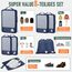 8 Teilige Compression Packing Cubes, Koffer Organizer Kompression PackwüRfel Packtaschen FüR Backpack Rucksack Reisen Organizer Blau