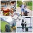 Koffer Organizer Set, 10 Stück Packing Cubes for Suitcase Travel Accessories Kofferorganizer Set Kleidertaschen Packwürfel Kosmetik Travel Organizer Packtaschen für Koffer (Grau)
