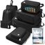 Packing Cubes Compression 8 Stück Koffer Organizer,Wasserdicht PackwüRfel Packtaschen Kompression, Travel essentials FüR HandgepäCk Koffer Und Rucksack Anthrazitschwarz