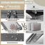 8 Teilige Compression Packing Cubes, Koffer Organizer Kompression PackwüRfel Packtaschen FüR Backpack Rucksack Reisen Organizer Grau