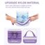 ECOHUB 6 Teilige Koffer Organizer Kompression Set, Netzgewebe Ultraleichte Packtaschen für Rucksack, Recycelt Packwürfel Kompression für Handgepäck, Packing Cubes Reise, Patent Angemeldet(Lila)