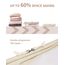 ECOHUB 6 Teilige Koffer Organizer Kompression Set, Netzgewebe Ultraleichte Packtaschen für Rucksack, Recycelt Packwürfel Kompression für Handgepäck, Packing Cubes Reise, Patent Angemeldet(Beige)