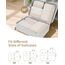 Narwey 7 Teilige Koffer Organizer Set, Packing Cubes Backpack Reise Packwürfel Rucksack Organizer Set Packtaschen für Koffer, Kofferorganizer Reiseorganizer Travel Essentials Bag (Checker Helles)