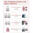 ECOHUB 6 Teilige Koffer Organizer Kompression Set, Netzgewebe Ultraleichte Packtaschen für Rucksack, Recycelt Packwürfel Kompression für Handgepäck, Packing Cubes Reise, Patent Angemeldet(Rosa)