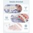Narwey 7 Teilige Koffer Organizer Set, Packing Cubes Backpack Reise Packwürfel Rucksack Organizer Set Packtaschen für Koffer, Kofferorganizer Reiseorganizer Travel Essentials Bag (Blaues Blatt)
