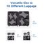 BAGSMART Packing Cubes Compression 6 Stück, Rucksack Koffer Organizer Packtaschen, Reise Kompressionsbeutel Wasserdicht Packwürfel Kompression, Travel Essentials Kofferorganizer