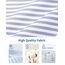 Narwey 7 Teilige Koffer Organizer Set, Packing Cubes Backpack Rucksack Organizer Set Kofferorganizer Reise Packwürfel Packtaschen für Koffer Reiseorganizer Travel Essentials (Graublaue Streifen)