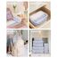 Narwey 7 Teilige Koffer Organizer Set, Packing Cubes Backpack Reise Packwürfel Rucksack Organizer Set Packtaschen für Koffer, Kofferorganizer Reiseorganizer Travel Essentials Bag (Blaues Blatt)