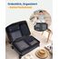ECOHUB 7 Teilig Koffer Organizer Set, Packing Cubes mit Reißverschluss, Recyceltes PET Packwürfel Set, Packtaschen für Koffer, Organizer Koffer für Urlaub und Reisen, Reise Organizer Set (Dunkelblau)