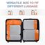 BAGSMART Kleidertaschen Set 6 Teilig packtaschen Kompression Packwürfel Set mit Wäschesack für Rucksack,reise organizer,Koffer Organizer auf Travel