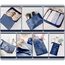 OBSGUMU Koffer Organizer Set, 9 Pcs Packing Cubes für Reise, Packtaschen für Koffer Reise Kleidertaschen, Verpackungswürfel Mit Kosmetiktasche, Travel Organizer(Marineblau)
