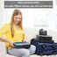 OW-Travel Koffer Organizer Set Schwarz Mittel, leicht zu organisieren, Kofferorganizer Packtaschen Set für Kleidung im Koffer, Packwürfel Rucksack, Reise Organizer, Packing Cubes Backpack