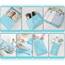 OBSGUMU Koffer Organizer Set, 9 Pcs Packing Cubes für Reisen, Packtaschen für Koffer Reise Kleidertaschen, Verpackungswürfel Mit Kosmetiktasche, Packwürfel for Reiseutensilien(Blau)