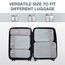 BAGSMART Kleidertaschen Set 6 Teilig packtaschen Kompression Packwürfel Set mit Wäschesack für Rucksack,reise organizer,Koffer Organizer auf Travel