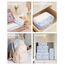 Narwey 7 Teilige Koffer Organizer Set, Packing Cubes Backpack Reise Packwürfel Rucksack Organizer Set Packtaschen für Koffer, Kofferorganizer Reiseorganizer Travel Essentials Bag (Kleine Blaue Blume)
