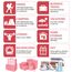Koffer Organizer Reise Kleidertaschen 8 Sets/7 Farben Travel Gep?ck Organisatoren enthalten wasserdichte Schuh-Aufbewahrungsbeutel Bequeme Kompressions Beutel für Reisen ,Peach Pink