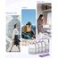 ECOHUB 6 Teilige Koffer Organizer Kompression Set, Netzgewebe Ultraleichte Packtaschen für Rucksack, Recycelt Packwürfel Kompression für Handgepäck, Packing Cubes Reise, Patent Angemeldet(Lila)