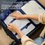 OBSGUMU Koffer Organizer Set, 9 Pcs Packing Cubes für Reise, Packtaschen für Koffer Reise Kleidertaschen, Verpackungswürfel Mit Kosmetiktasche, Travel Organizer(Marineblau)