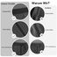 Chijoo 12 teiliges Koffer Organizer Set (Schwarz) – Packing Cubes Set, Packwürfel, Reise Gadget