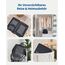 ECOHUB 7 Teilig Koffer Organizer Set, Packing Cubes mit Reißverschluss, Recyceltes PET Packwürfel Set, Packtaschen für Koffer, Organizer Koffer für Urlaub und Reisen, Reise Organizer Set (Dunkelblau)