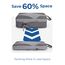 BAGSMART Packing Cubes Compression 6 Stück, Rucksack Koffer Organizer Packtaschen, Reise Kompressionsbeutel Wasserdicht Packwürfel Kompression, Travel Essentials Kofferorganizer