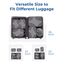 BAGSMART Packing Cubes Compression 6 Stück, Rucksack Koffer Organizer Packtaschen, Reise Kompressionsbeutel Wasserdicht Packwürfel Kompression, Travel Essentials Kofferorganizer