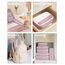 Narwey 7 Teilige Koffer Organizer Set, Packing Cubes Backpack Reise Packwürfel Rucksack Organizer Set Packtaschen für Koffer, Kofferorganizer Reiseorganizer Travel Essentials Bag (Altrosa)