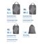 BAGSMART Packing Cubes Compression 6 Stück, Rucksack Koffer Organizer Packtaschen, Reise Kompressionsbeutel Wasserdicht Packwürfel Kompression, Travel Essentials Kofferorganizer