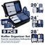 OBSGUMU Koffer Organizer Set, 9 Pcs Packing Cubes für Reise, Packtaschen für Koffer Reise Kleidertaschen, Verpackungswürfel Mit Kosmetiktasche, Travel Organizer(Marineblau)