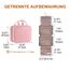 NMNGB Kulturbeutel kulturtasche Damen, Kulturtasche zum Aufhängen, Toiletry Bag Kosmetiktasche Reise Waschtasche Transparent für Makeup & Toilettenartikel im Badezimmer