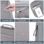 BAGSMART Kleidertaschen Set 6 Teilig packtaschen Kompression Packwürfel Set mit Wäschesack für Rucksack,reise organizer,Koffer Organizer auf Travel