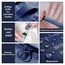 OBSGUMU Koffer Organizer Set, 9 Pcs Packing Cubes für Reise, Packtaschen für Koffer Reise Kleidertaschen, Verpackungswürfel Mit Kosmetiktasche, Travel Organizer(Marineblau)