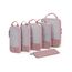 BAGSMART Kleidertaschen Set 6 Teilig packtaschen Kompression Packwürfel Set mit Wäschesack für Rucksack,reise organizer,Koffer Organizer auf Travel